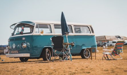 Camping-car en été